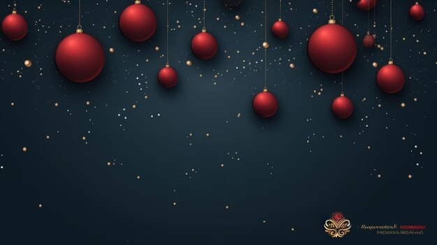 christmas winter scene background festive holiday design text mockup