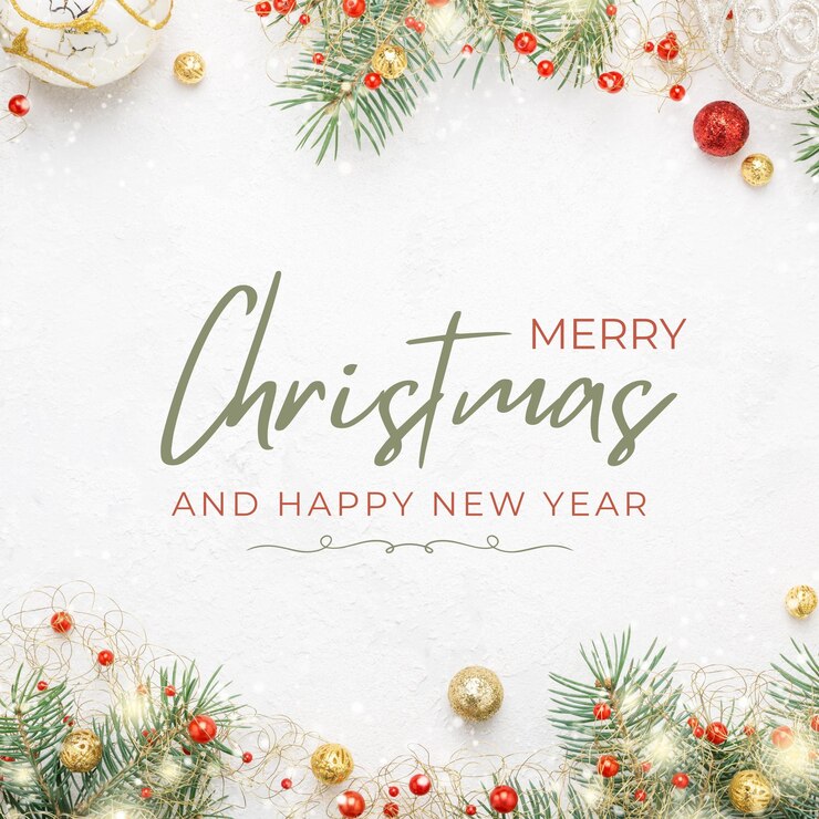 Photo christmas wishing image merry christmas and happy new year