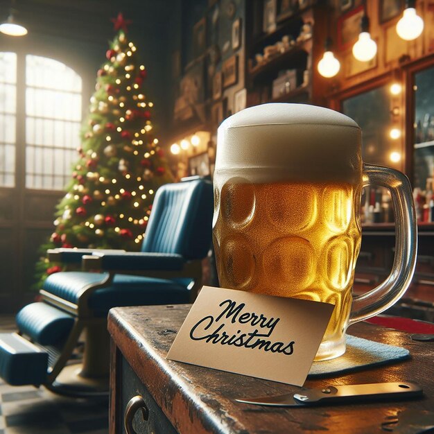 CHRISTMAS WITH BEER AND A MESSAGE