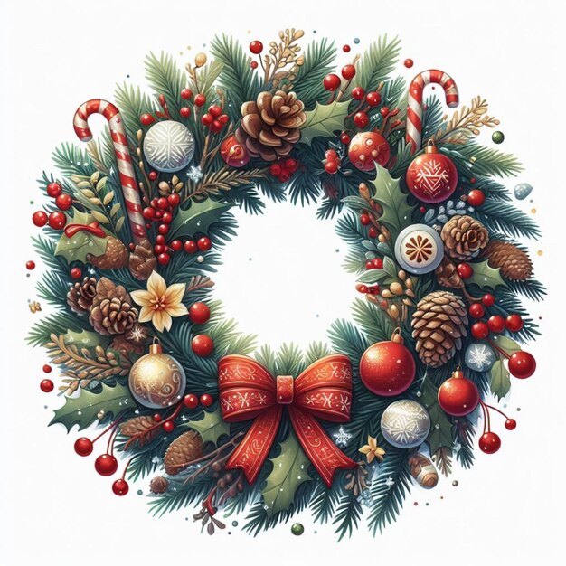 christmas wreath christmas png christmas border