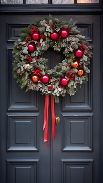 Christmas wreath hang