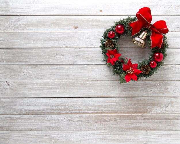 Christmas Wreath with red bow