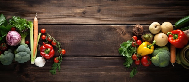 Photo christmas wreaths on a wooden background