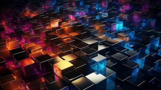 Chromatic 3D Cubes