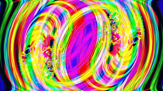 Chromatic rings of aberration