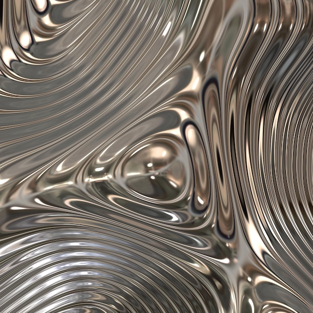 Chrome metal surface