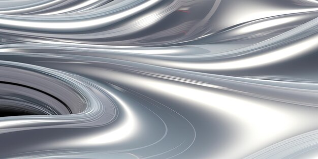 Chrome Waves Background