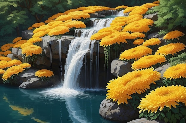 Chrysanthemum Cascade