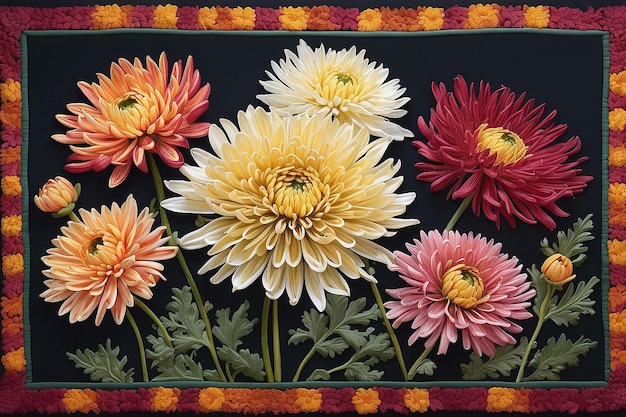 Chrysanthemum Tapestry