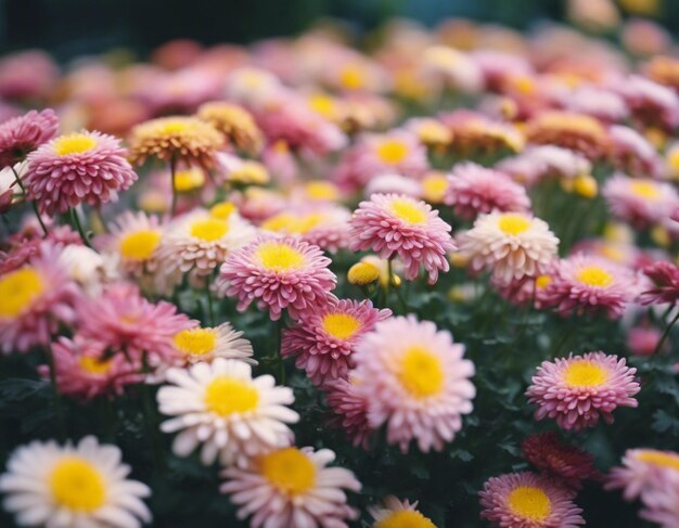 Foto i fiori di crisantemo