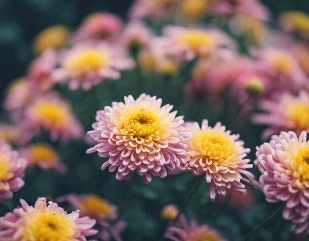 Photo a chrysanthemums flowers