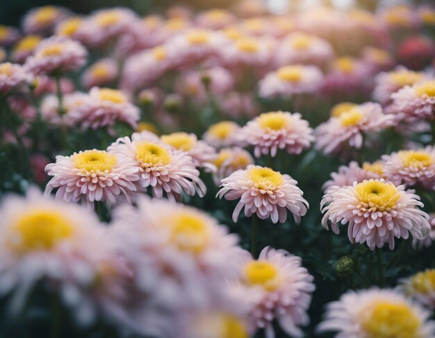 Foto i fiori di crisantemo