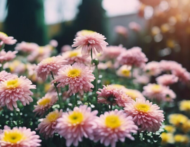 A chrysanthemums flowers