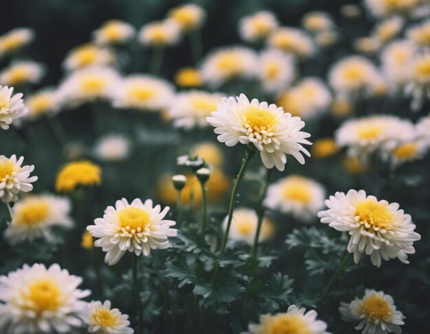 A chrysanthemums flowers