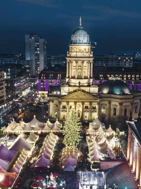 Chtristmas Maket Gendarmenmarkt in Berlin