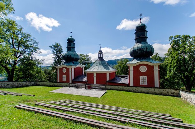 Foto chiesa contro il cielo