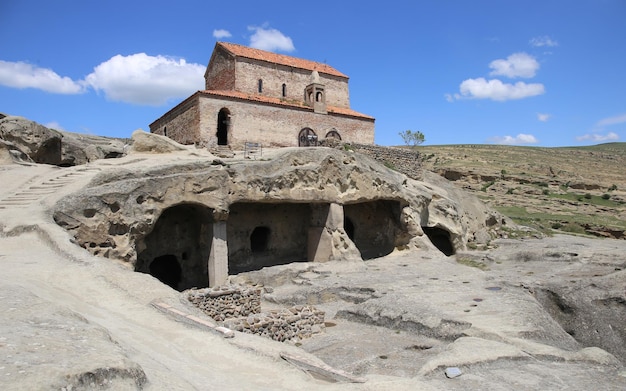 church in ancient cave town Gori Georgia