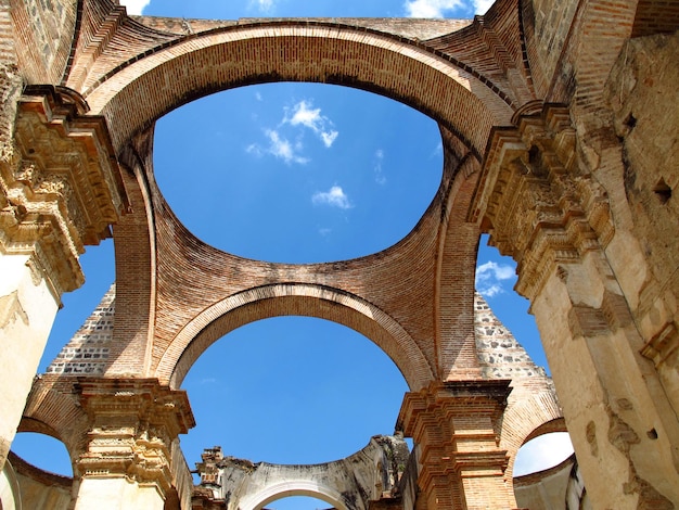 Photo the church in antigua guatemala