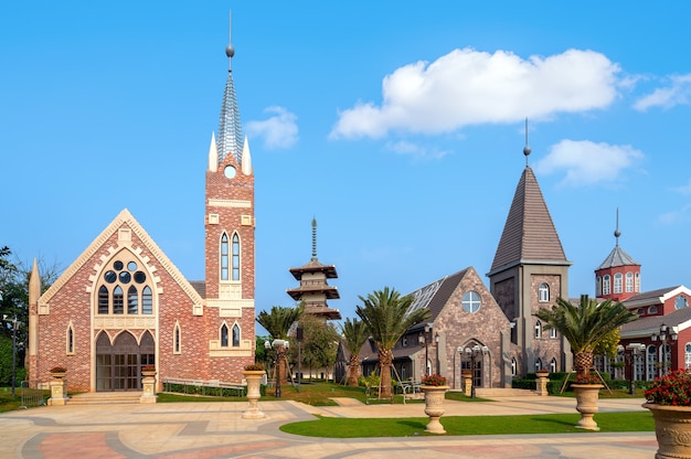 The church building on Haihua Island, Hainan, China