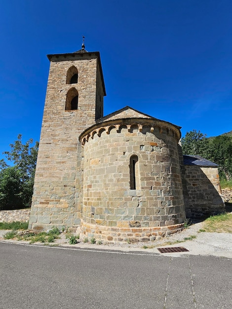 Church of Coll belonging to the architectural group of Romanesque churches of the Vall de Boi