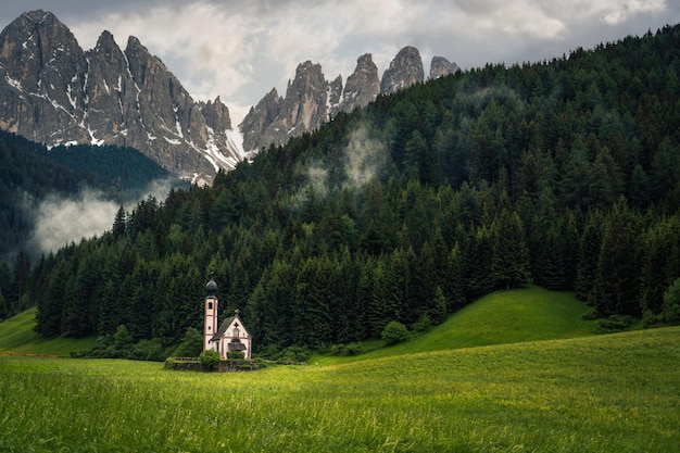 Church In the Dolomites