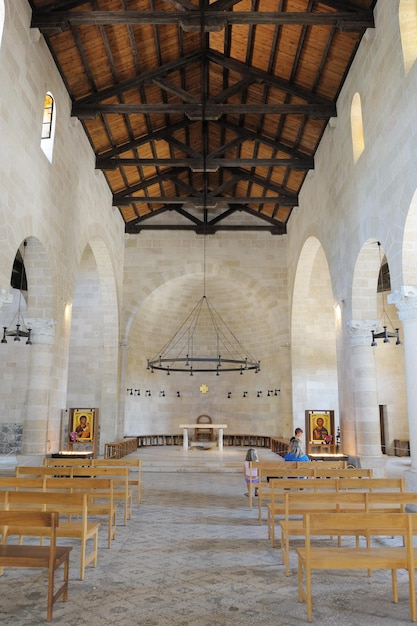 The Church of the First Feeding of the Multitude at Tabgha interior