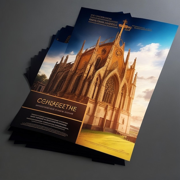 교회 전단지 교회 컨퍼런스 8k 해상도 포스터 디자인 전단지 템플릿