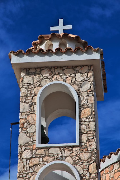 The church on hill in Protaras Cyprus