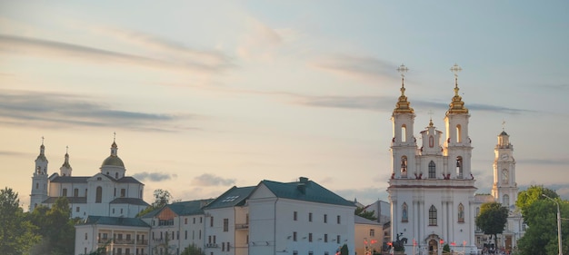 Church and the historical part of the city of Vitebsk