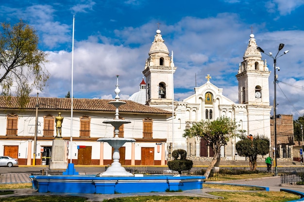 Church of jauja the region of junin in peru