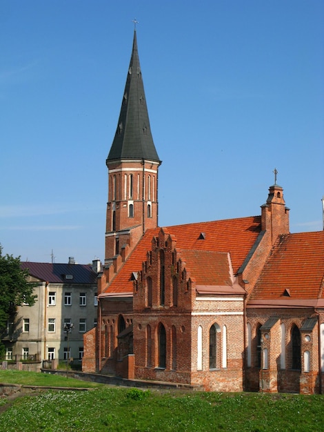 La chiesa nella città di kaunas in lituania