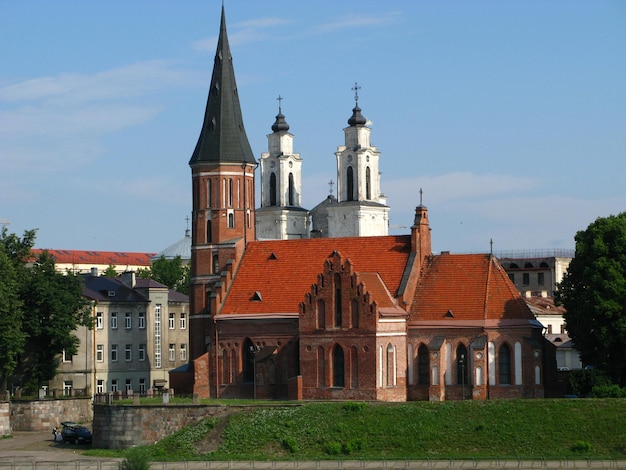 The church in Kaunas city Lithuania