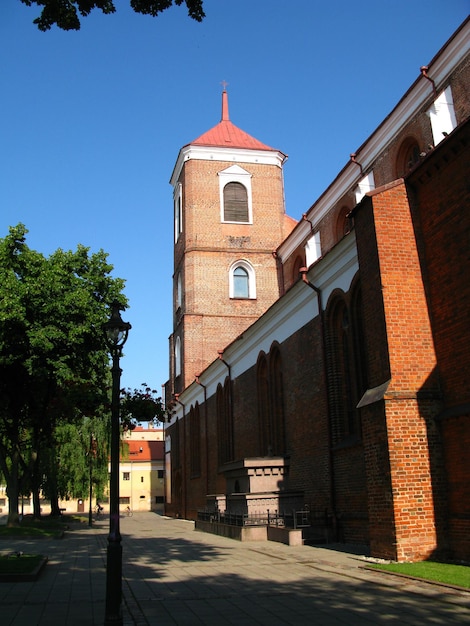 The church in Kaunas city Lithuania