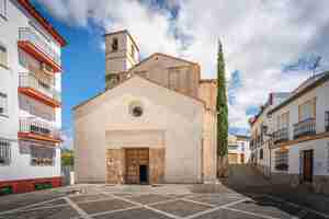 Photo church of la encarnacion facade setenil de las bodegas andalusia spain