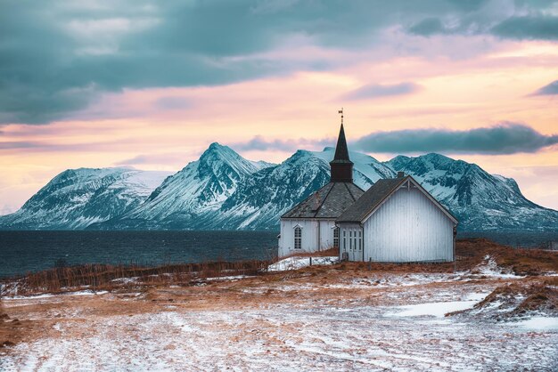 A church on the Lofoten Islands