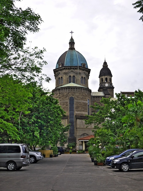 Photo the church in manila city philippines