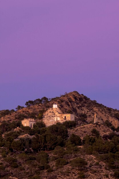 A church in the middle of a mountain