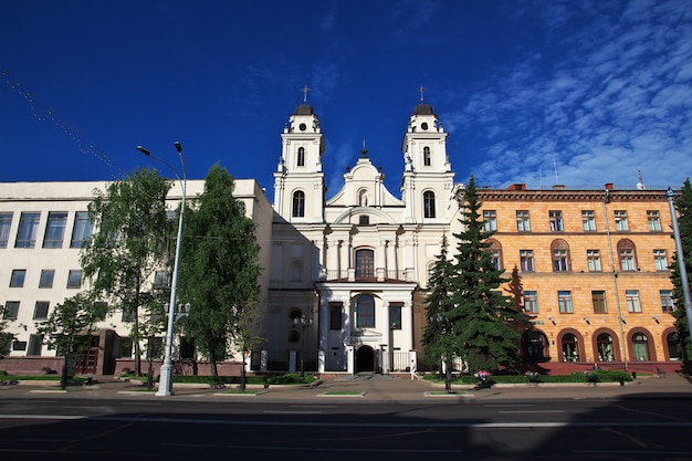 The church in Minsk Belarus