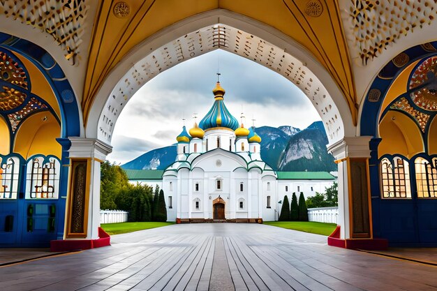 the church of the monastery