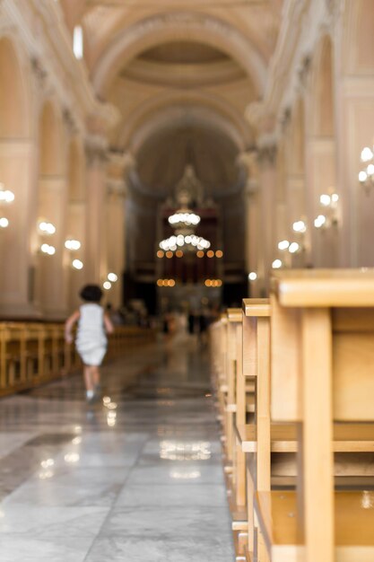 Foto navata della chiesa