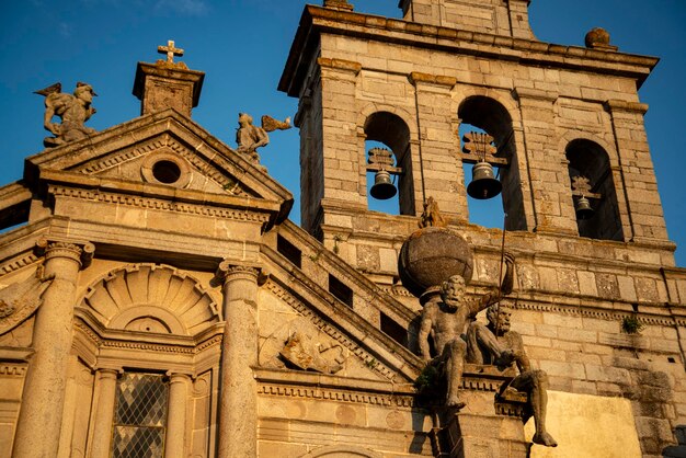 Photo the church nossa senhora de graca in the old town of the city evora in alentejo in portugal portugal evora october 2021