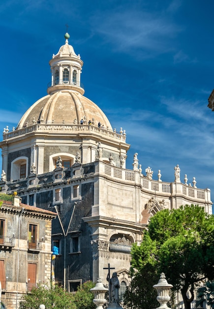 카타니아의 바디아 디 산타가타 교회 - 시칠리아, 이탈리아