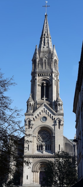 The Church of Our Lady of the Holy Cross of Menilmontant NotreDamedelaCroix de Menilmontant in French is a Roman Catholic parish church located on Menilmontant Paris France