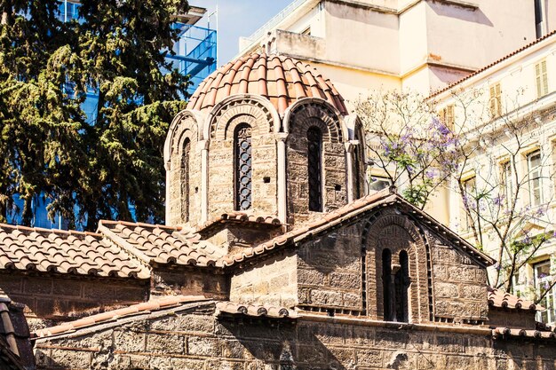 ギリシャ、アテネのパナギア カプニカレア教会