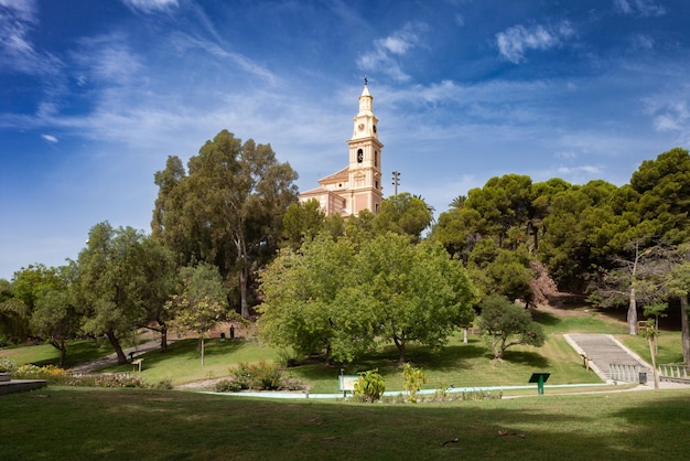 church in the park of Las americas in the city of Motril, Granada