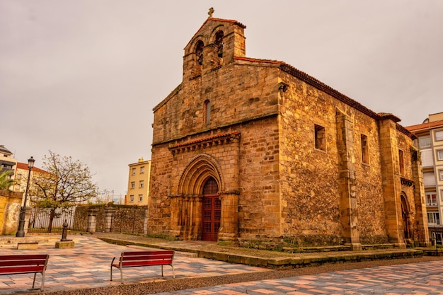 The church of sabugo or old church of sabugo town of aviles