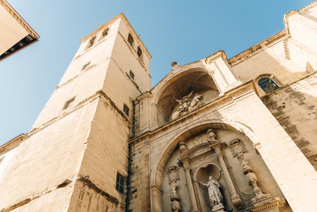 The church saint bartolome from logrono rioja spain - nov, 2021. High quality photo