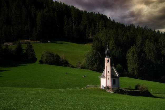 church of san giovanni dolomites alpe italian