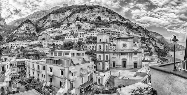 Photo church of santa maria assunta iconic landmark in positano italy