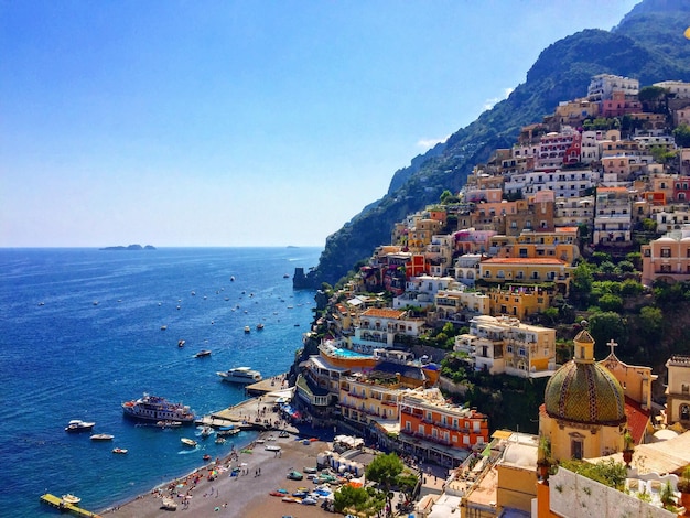 Church of santa maria assunta at positano by sea